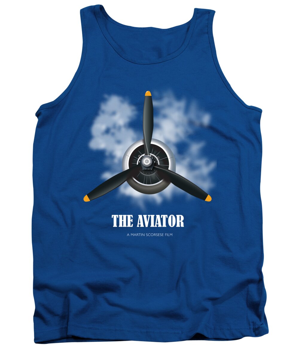 The Aviator Tank Top featuring the photograph The Aviator - Alternative Movie Poster by Movie Poster Boy