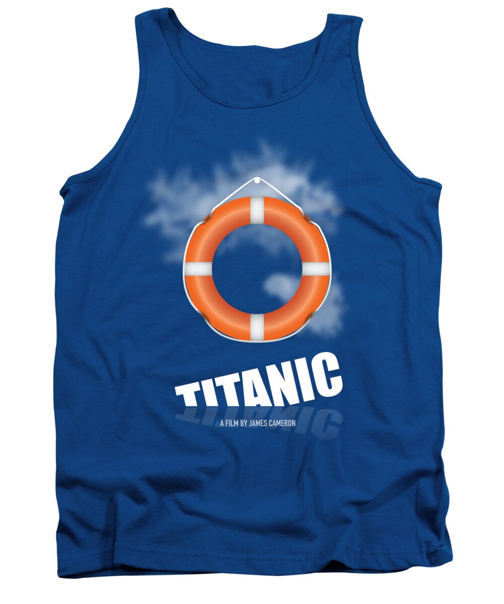 Movie Poster Tank Top featuring the digital art Titanic - Alternative Movie Poster #1 by Movie Poster Boy