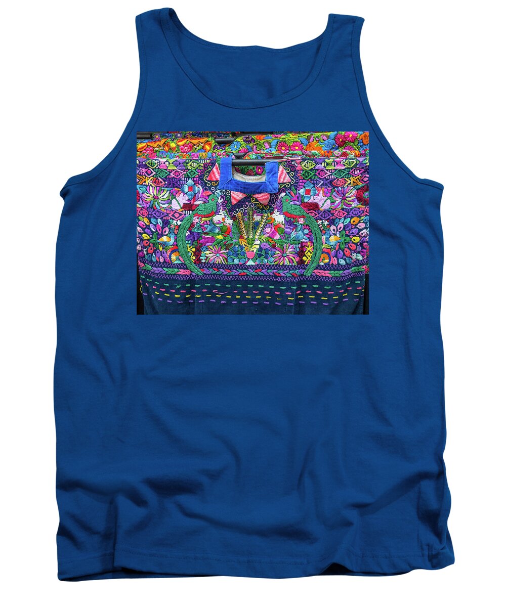 Blouse Tank Top featuring the photograph Woven Vibrance #2 by Leslie Struxness