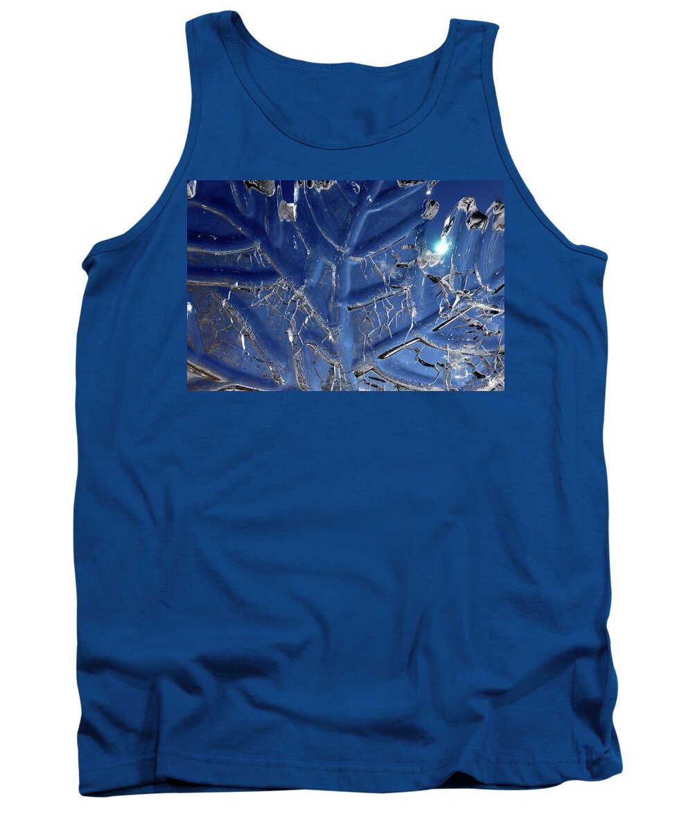 Co Tank Top featuring the photograph Ice Sculpture, Breckenridge, CO #2 by Doug Wittrock
