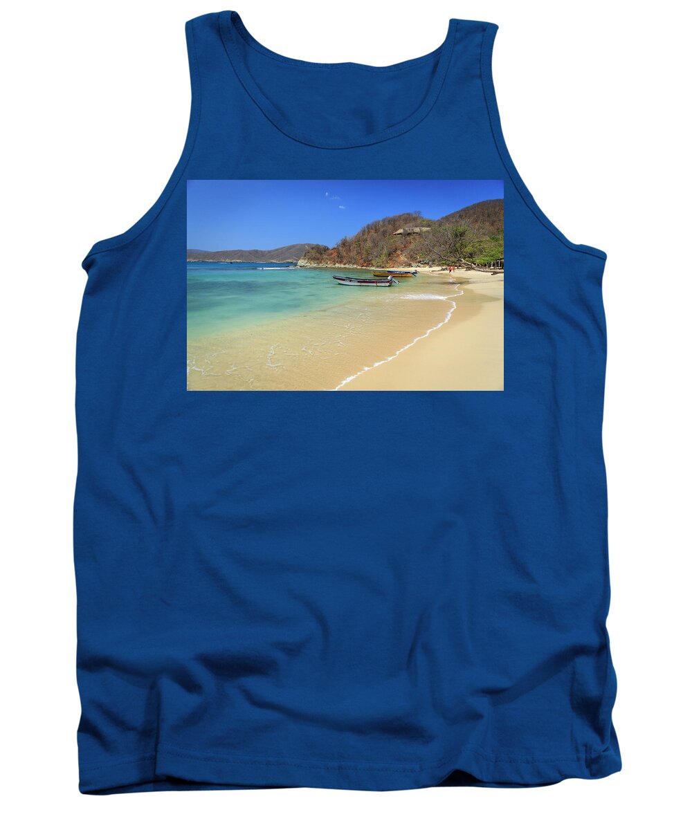 Parque Tayrona Tank Top featuring the photograph Parque Tayrona Magdalena Colombia #4 by Tristan Quevilly