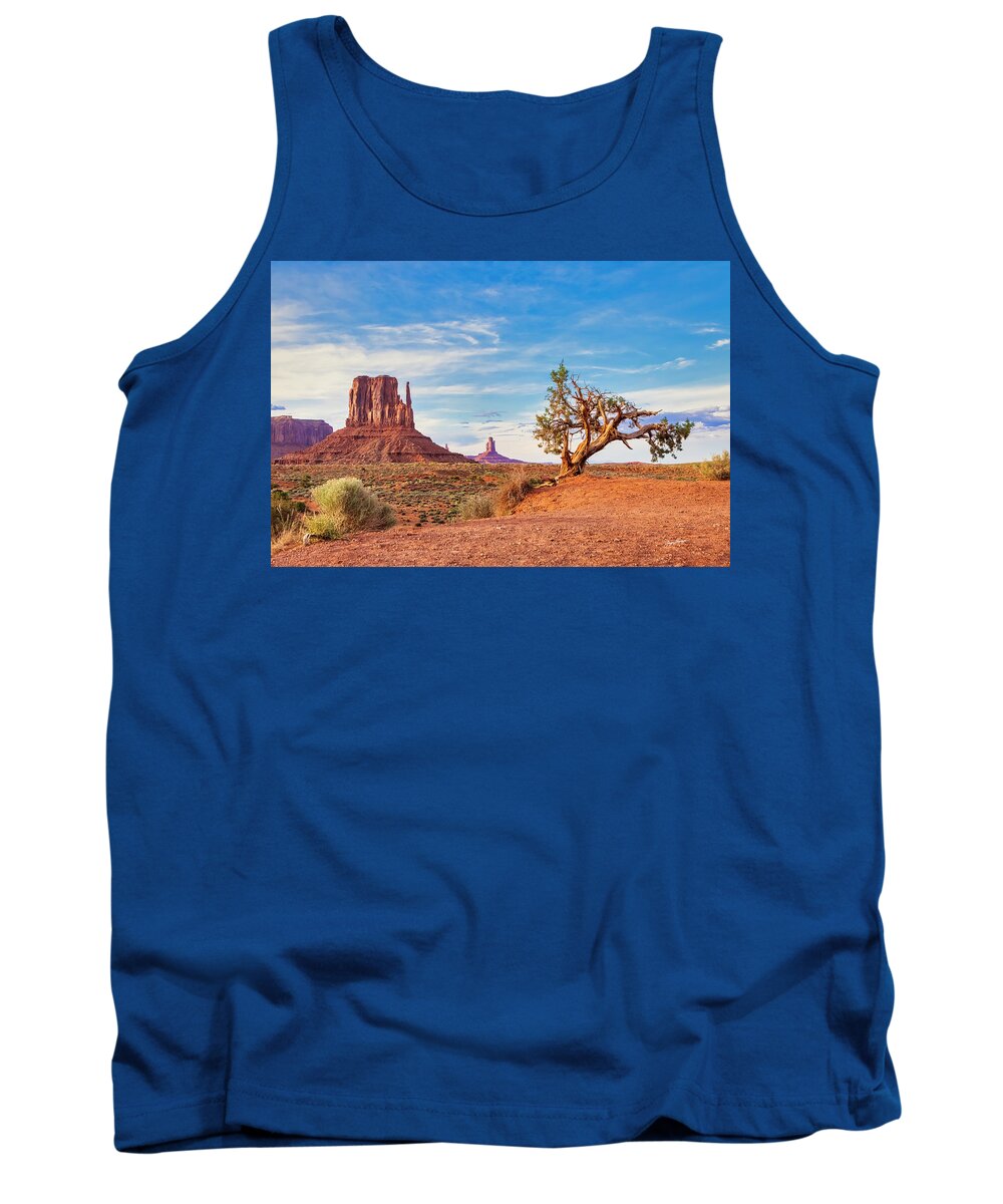Monument Valley Tank Top featuring the photograph Ancient Companions by Jurgen Lorenzen