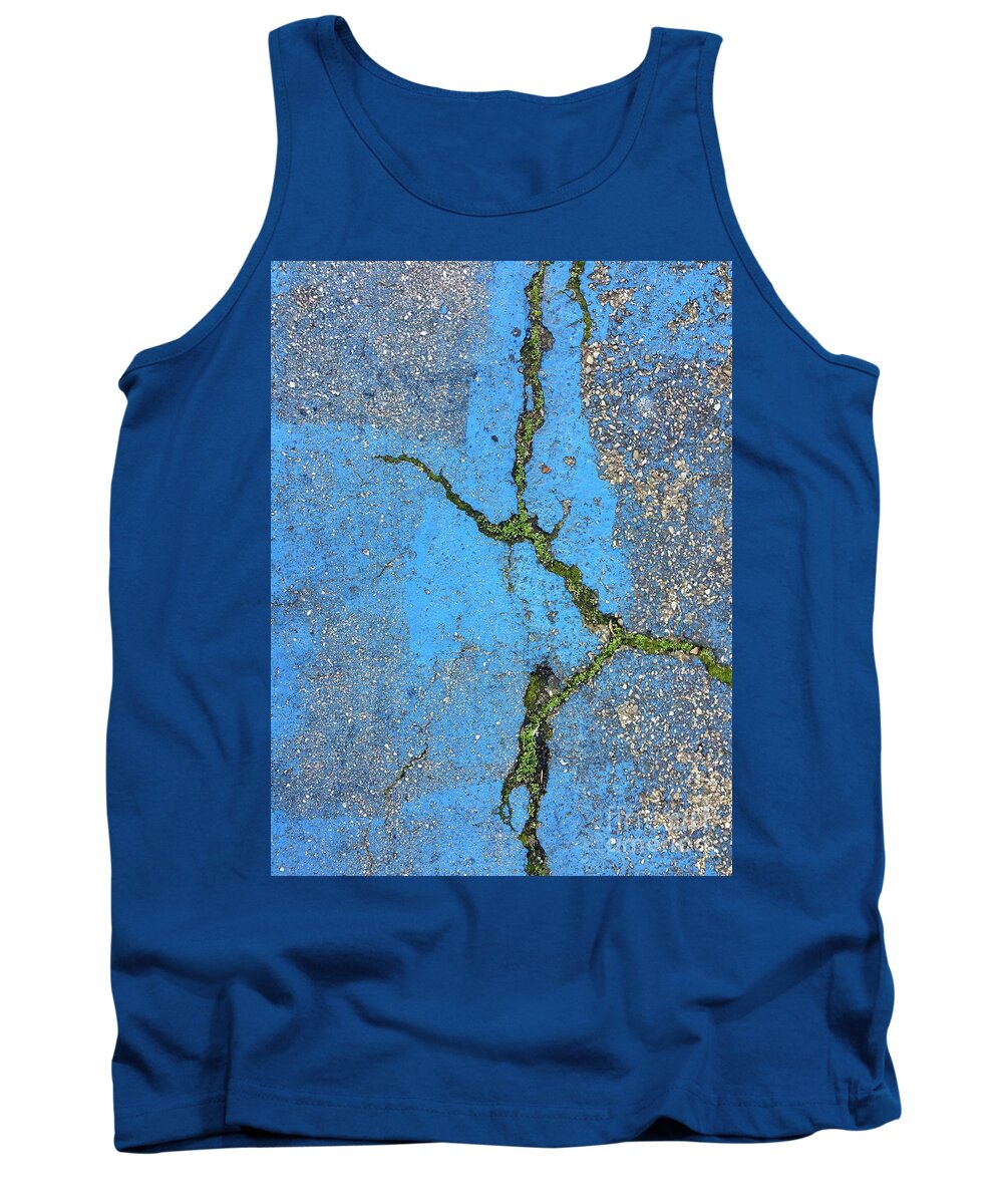 Blue Tank Top featuring the photograph Blue Series 1-3 by J Doyne Miller