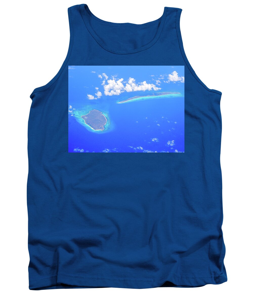 Ocean Tank Top featuring the photograph Caribbean Islets by Grey Coopre