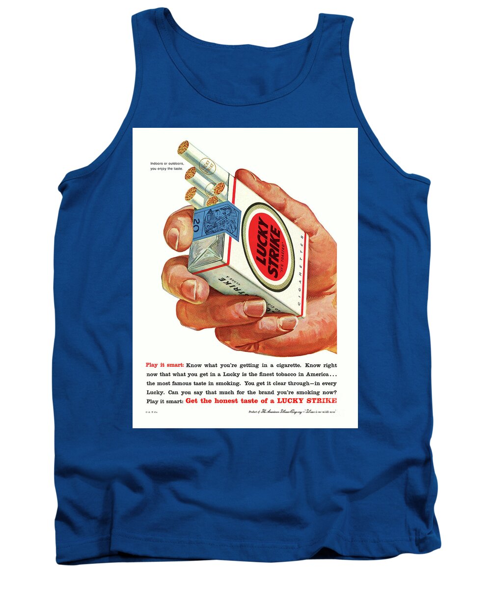 Lucky Strike Tank Top featuring the photograph Play It Smart by Ron Long