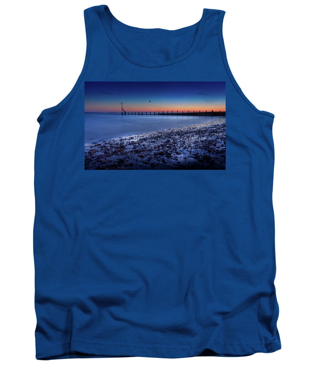 Landscape Tank Top featuring the photograph Selsey Blue by Chris Boulton