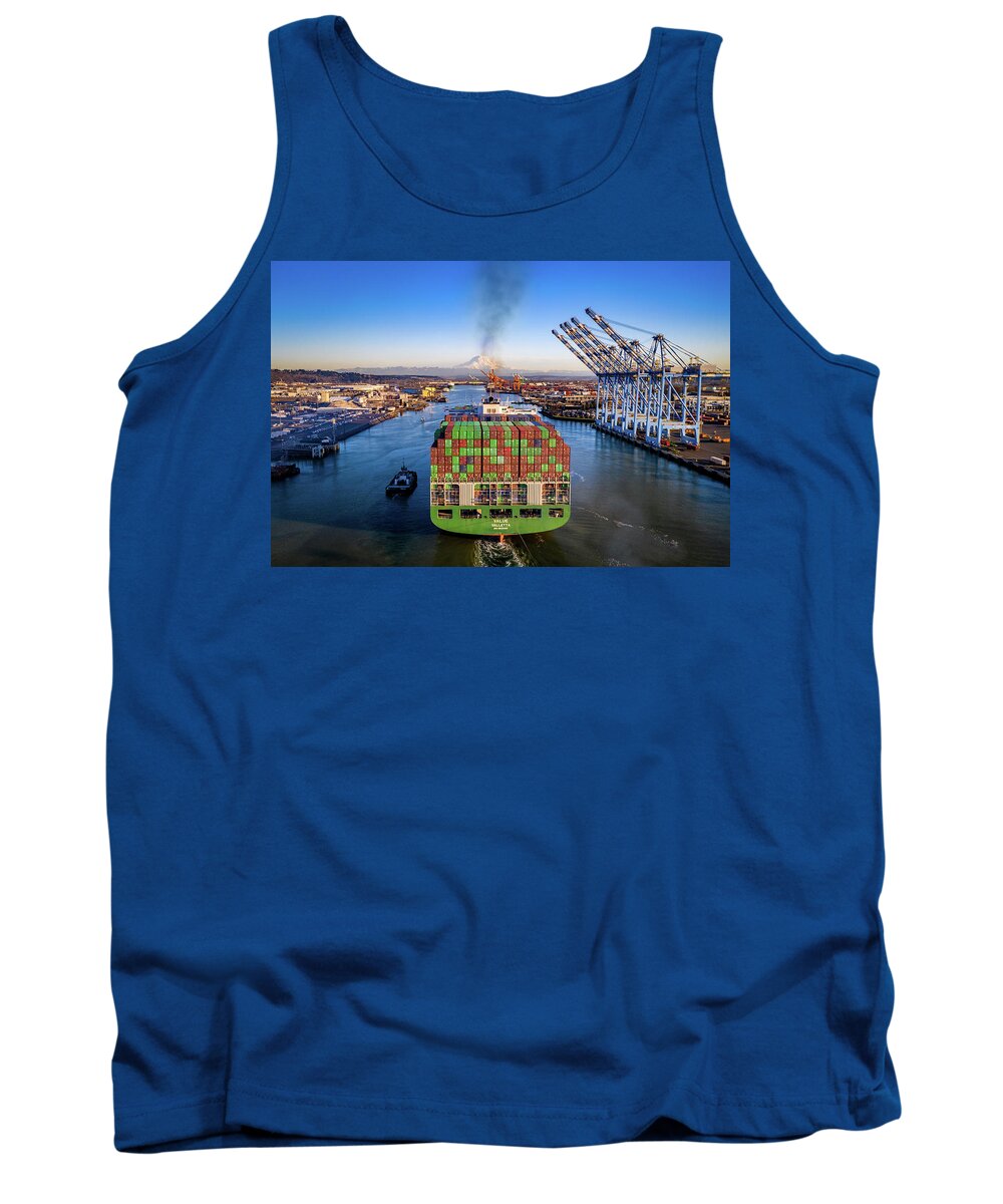 Drone Tank Top featuring the photograph Smokey Mountain by Clinton Ward