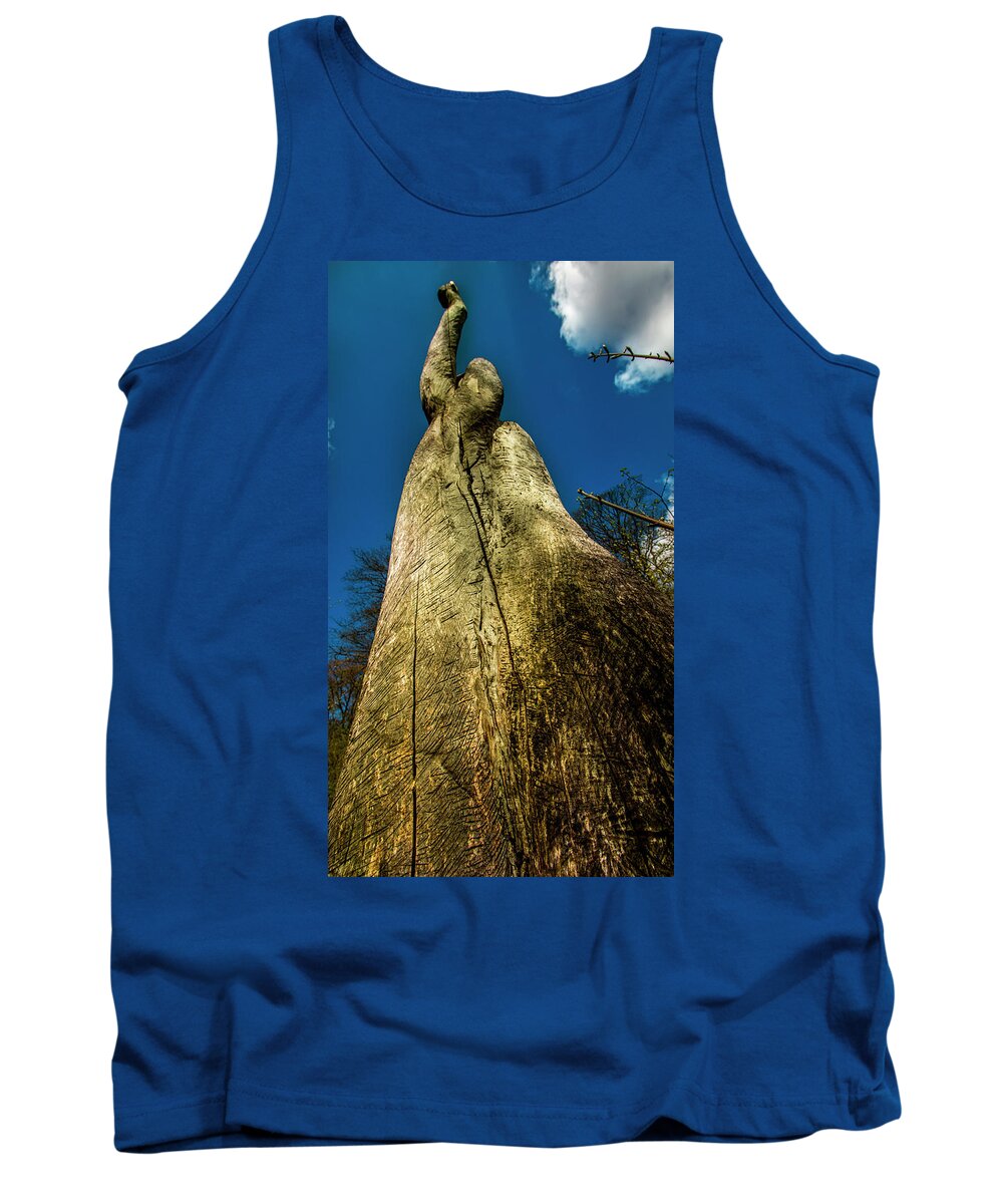 Natur Tank Top featuring the photograph Tree in the sky by Karlaage Isaksen