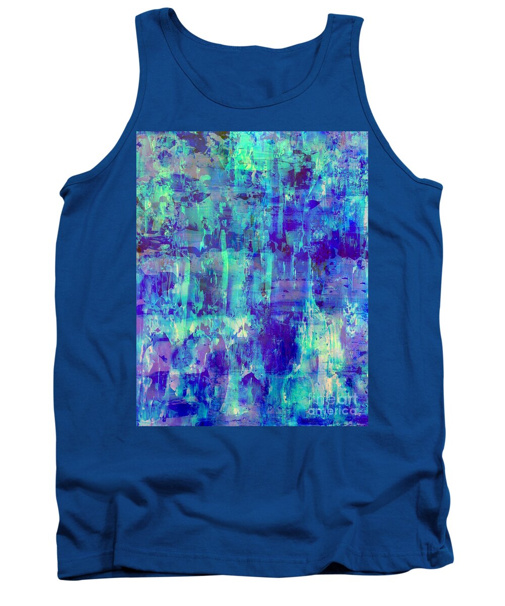 A-fine-art-painting-abstract Tank Top featuring the mixed media Unconditional Love by Catalina Walker