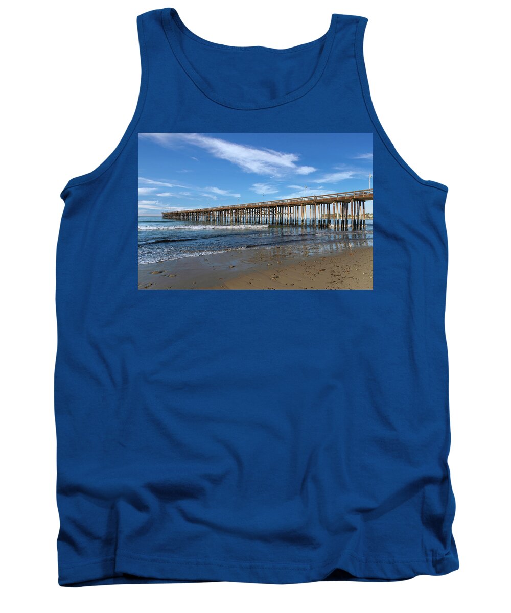 Ventura Tank Top featuring the photograph Ventura Pier by Matthew DeGrushe