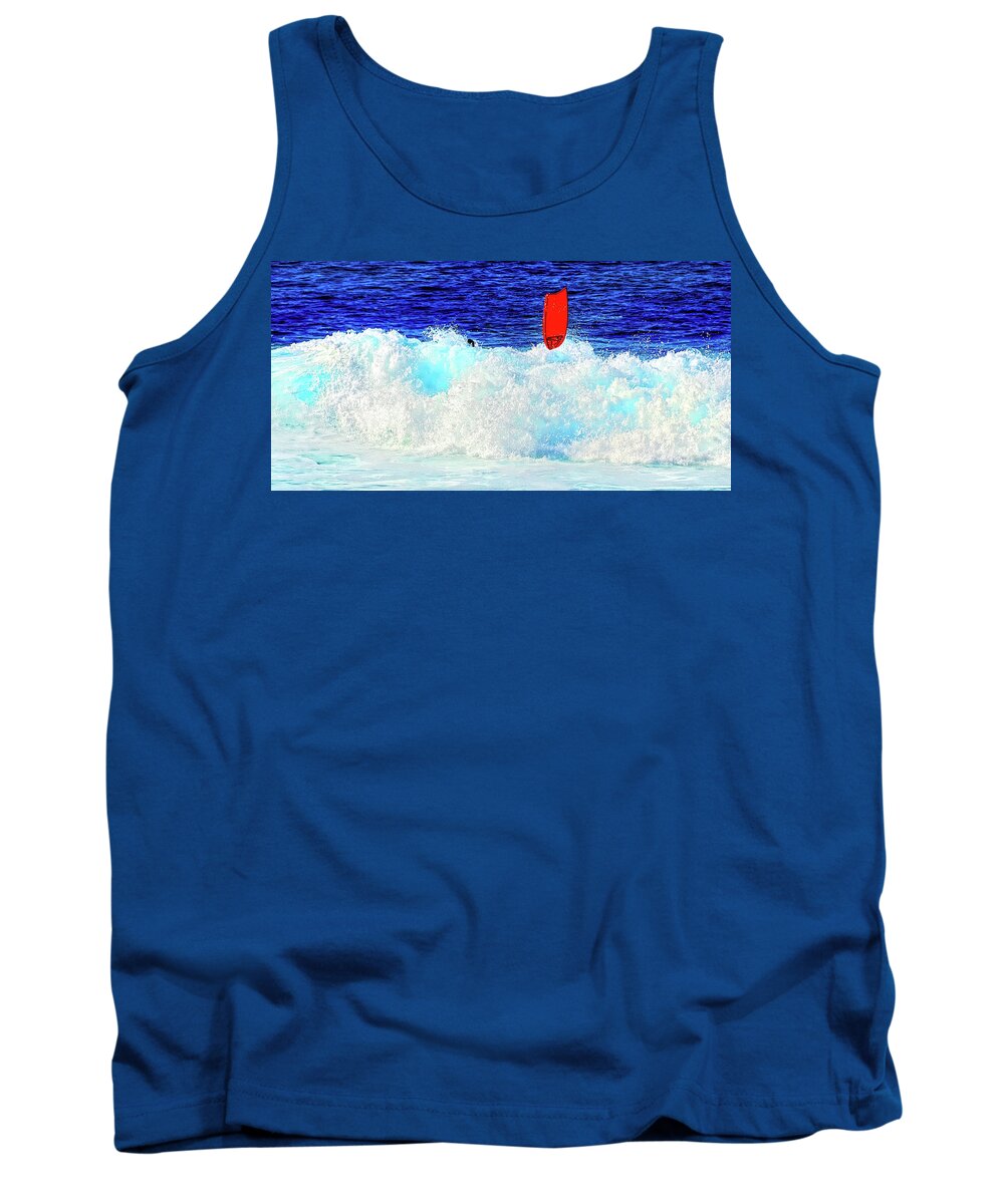  Water Tank Top featuring the photograph Wipe Out by David Lawson