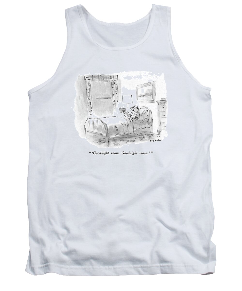 Age Tank Top featuring the drawing 'goodnight Room. Goodnight Moon.' by James Stevenson