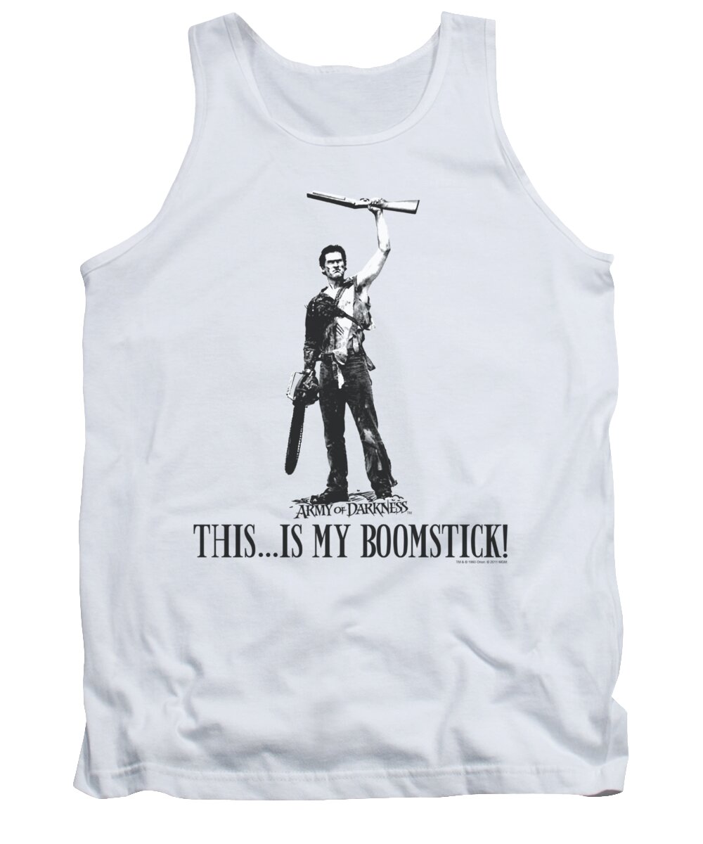 Tank Top featuring the digital art Army Of Darkness - Boomstick! by Brand A