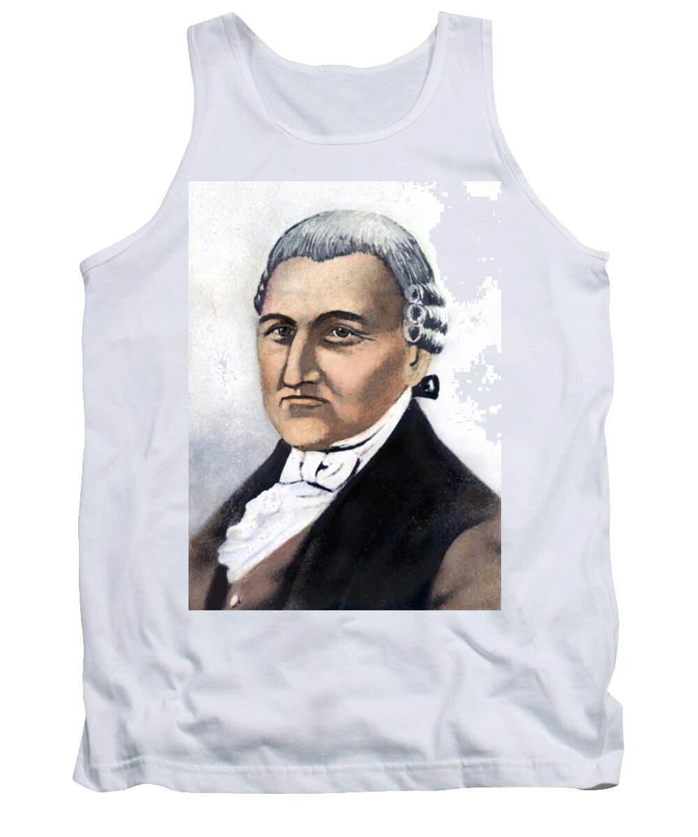 18th Century Tank Top featuring the painting David Brearley (1745-1790) #1 by Granger