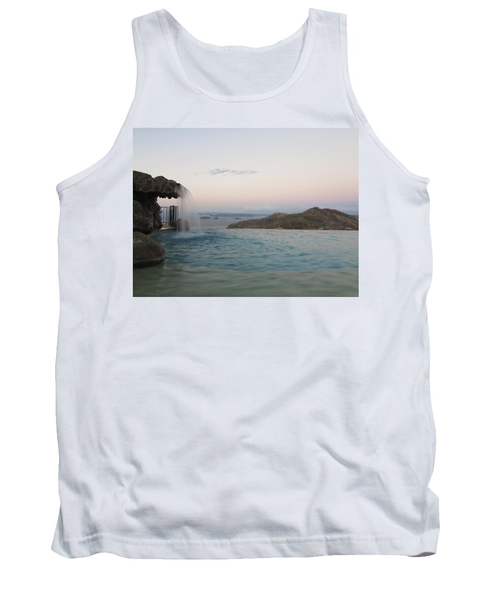 Waterfall Tank Top featuring the photograph Evening Overlook by Jessica Myscofski