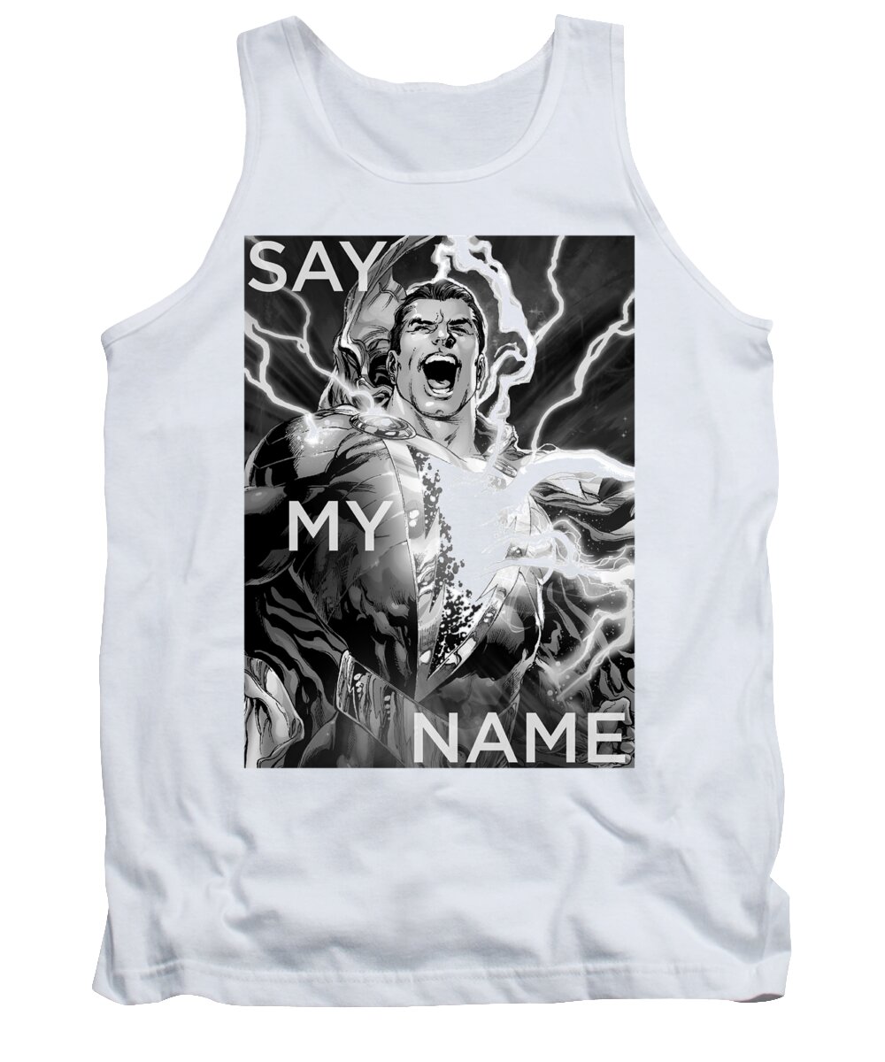  Tank Top featuring the digital art Jla - Say My Name by Brand A