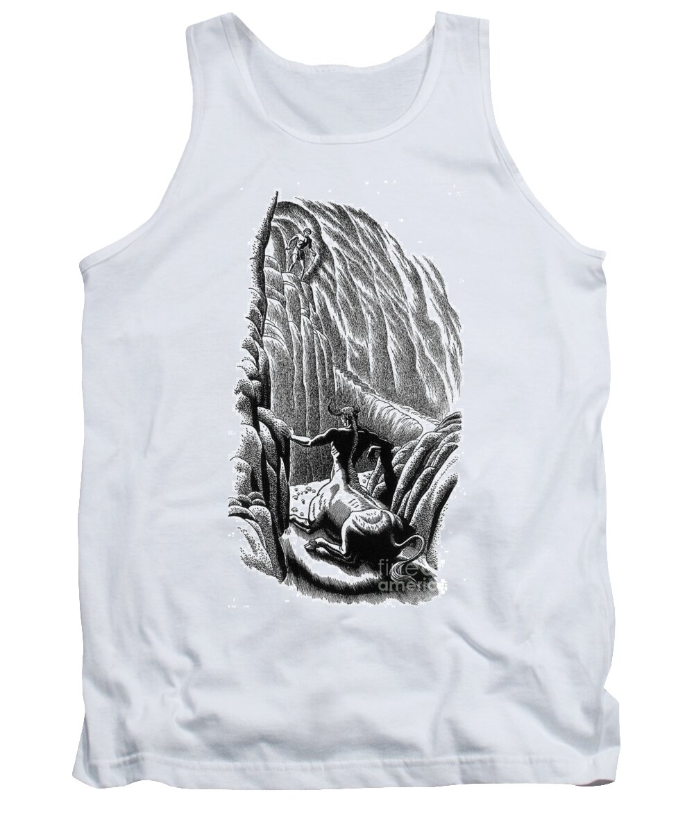 History Tank Top featuring the photograph Minotaur, Legendary Creature #1 by Photo Researchers