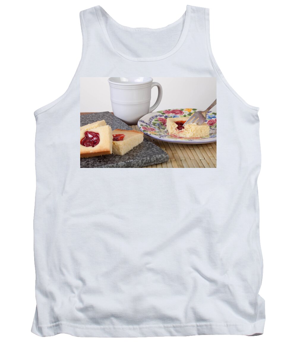 Background Tank Top featuring the photograph Studio shot of home made pastry #1 by Kyle Lee