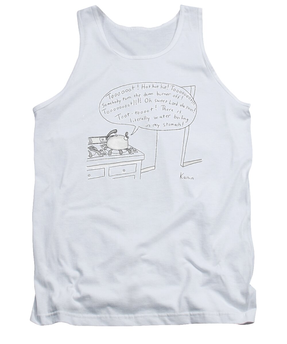
Captionless Tank Top featuring the drawing New Yorker May 7th, 2007 by Zachary Kanin