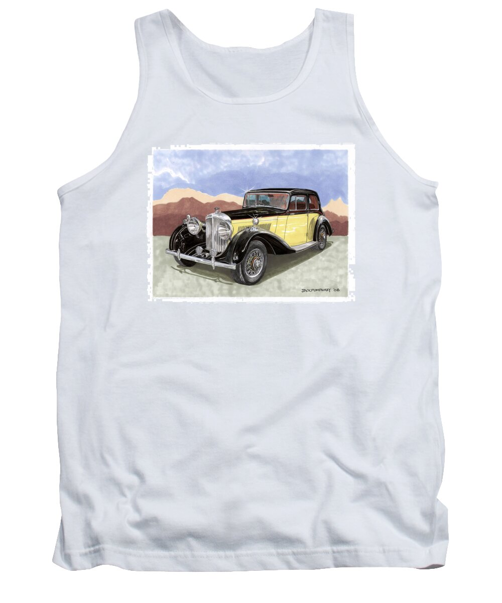 1939 Bentley Mk Iv Sport Sedan Tank Top featuring the photograph 1939 Bentley Mark Four Sport Sedan by Jack Pumphrey