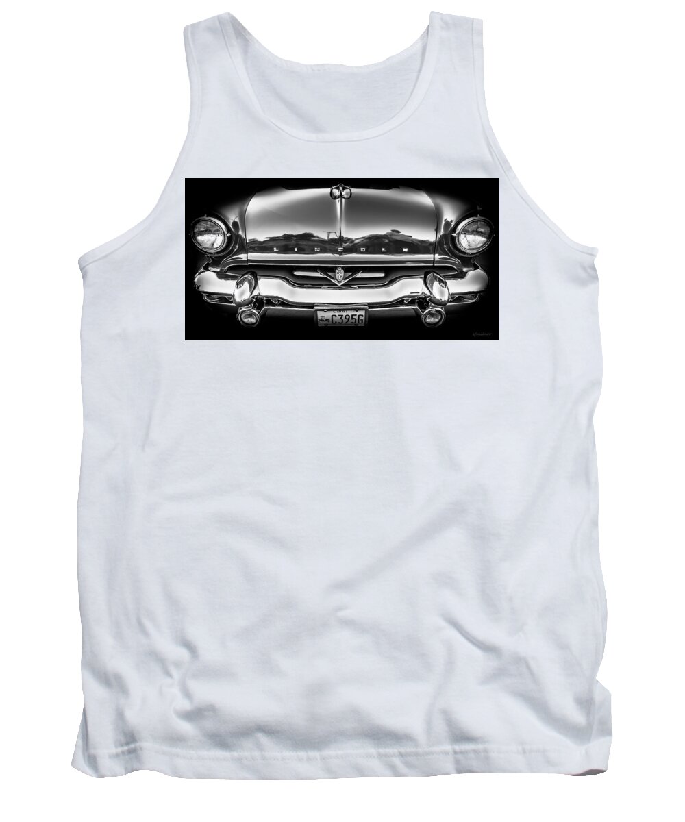 Cars Tank Top featuring the photograph 1953 Lincoln - Capri by Steven Milner