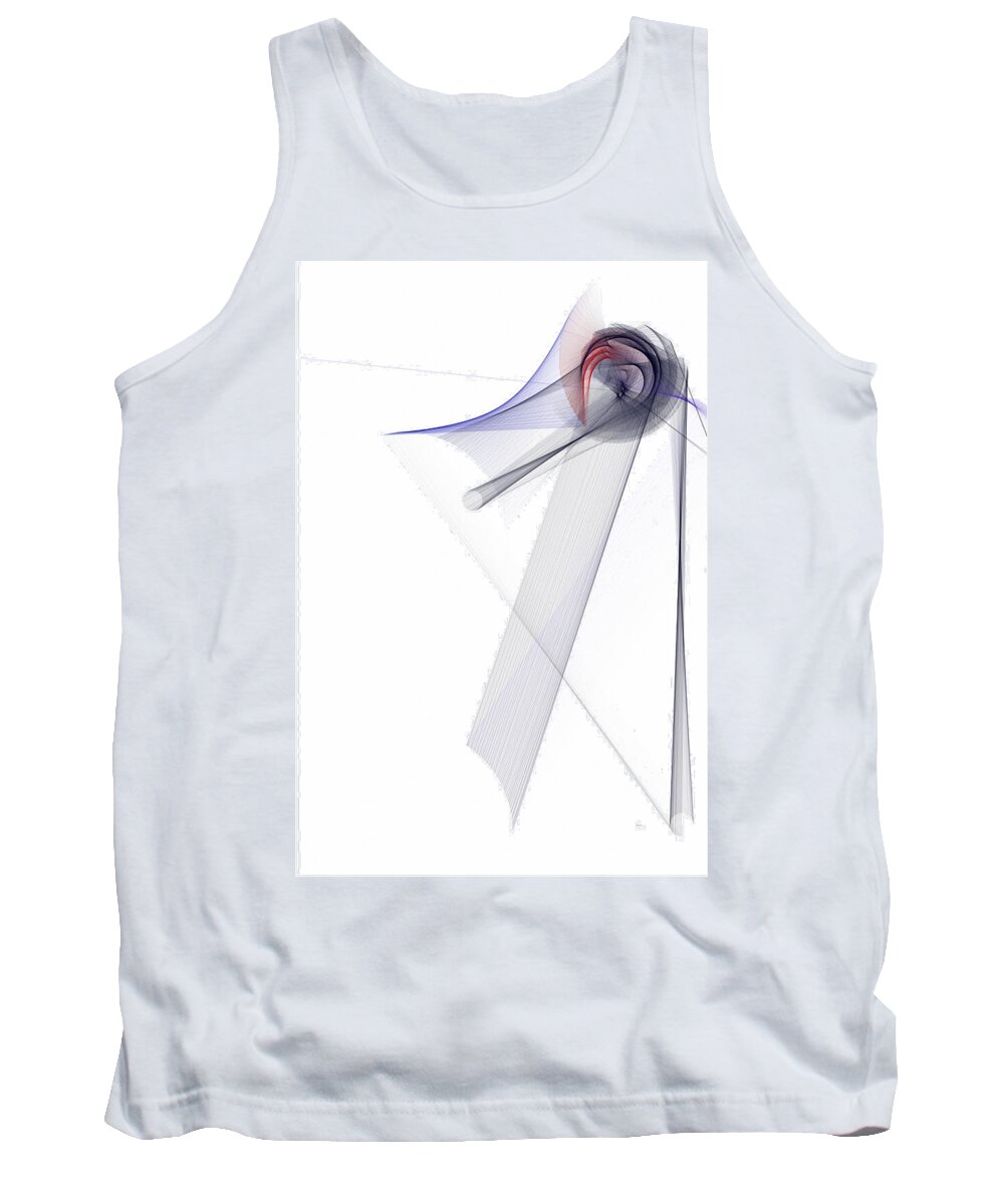 Abstract Art Tank Top featuring the digital art Color Symphony #2 by Rafael Salazar