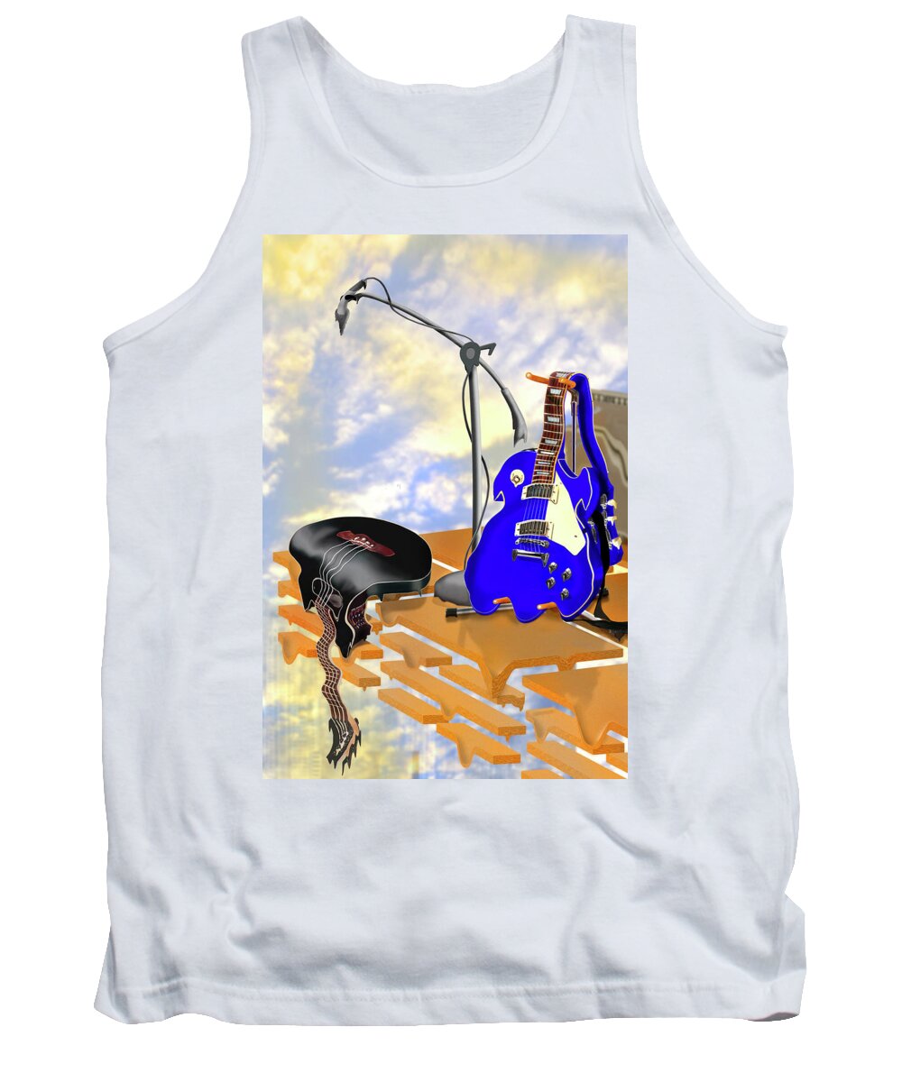 Rock And Roll Tank Top featuring the photograph Electrical Meltdown II by Mike McGlothlen