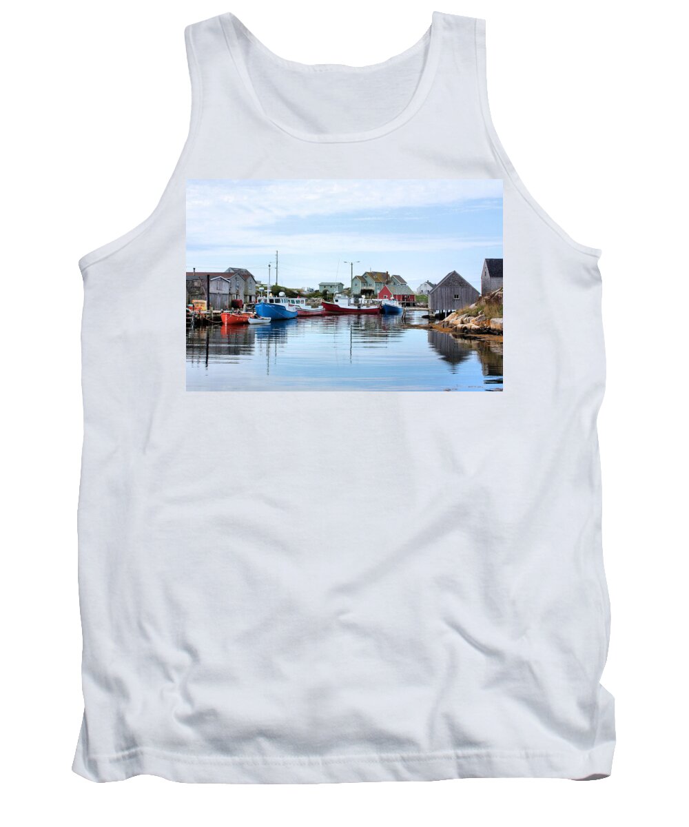 Peggys Cove Tank Top featuring the photograph Peggys Cove #3 by Kristin Elmquist