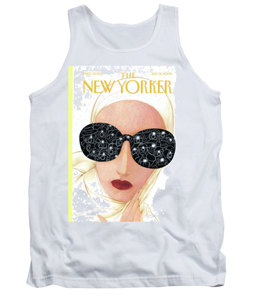 A Star Is Born Tank Top featuring the painting A Star Is Born by Ana Juan