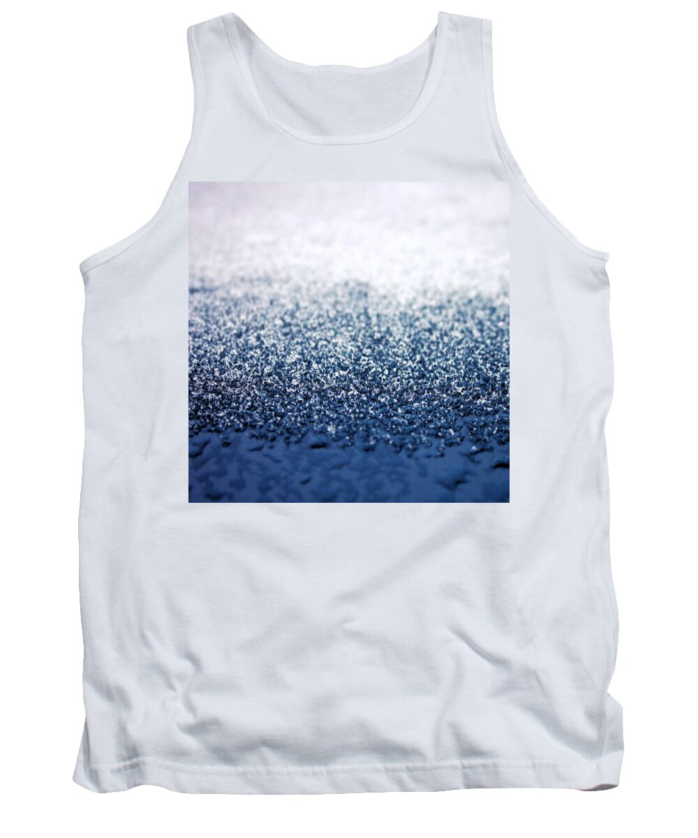 Frost Tank Top featuring the photograph A Touch of Frost by Mark Callanan