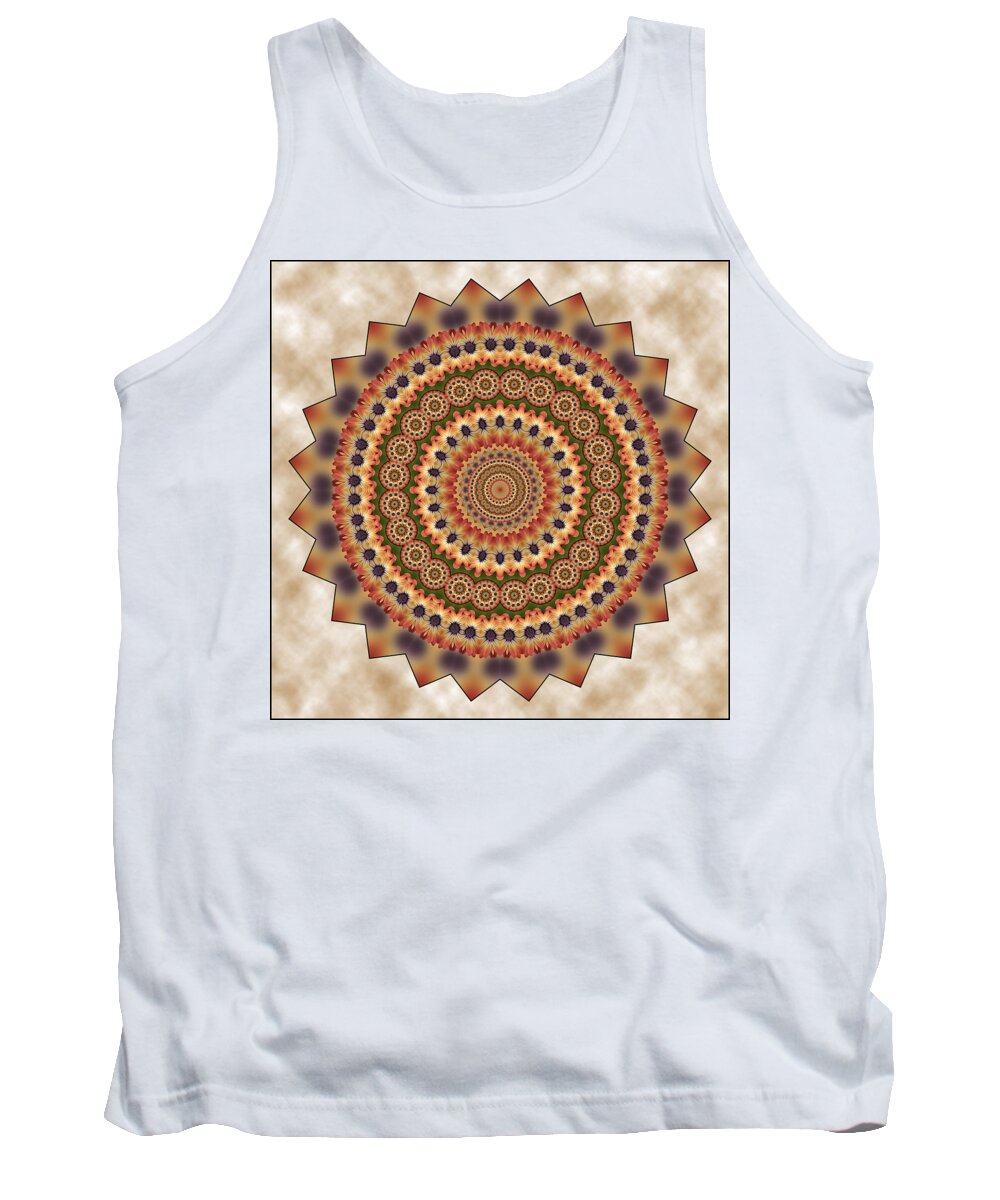 African Daisy Tank Top featuring the photograph African Daisy 2 by Liz Mackney