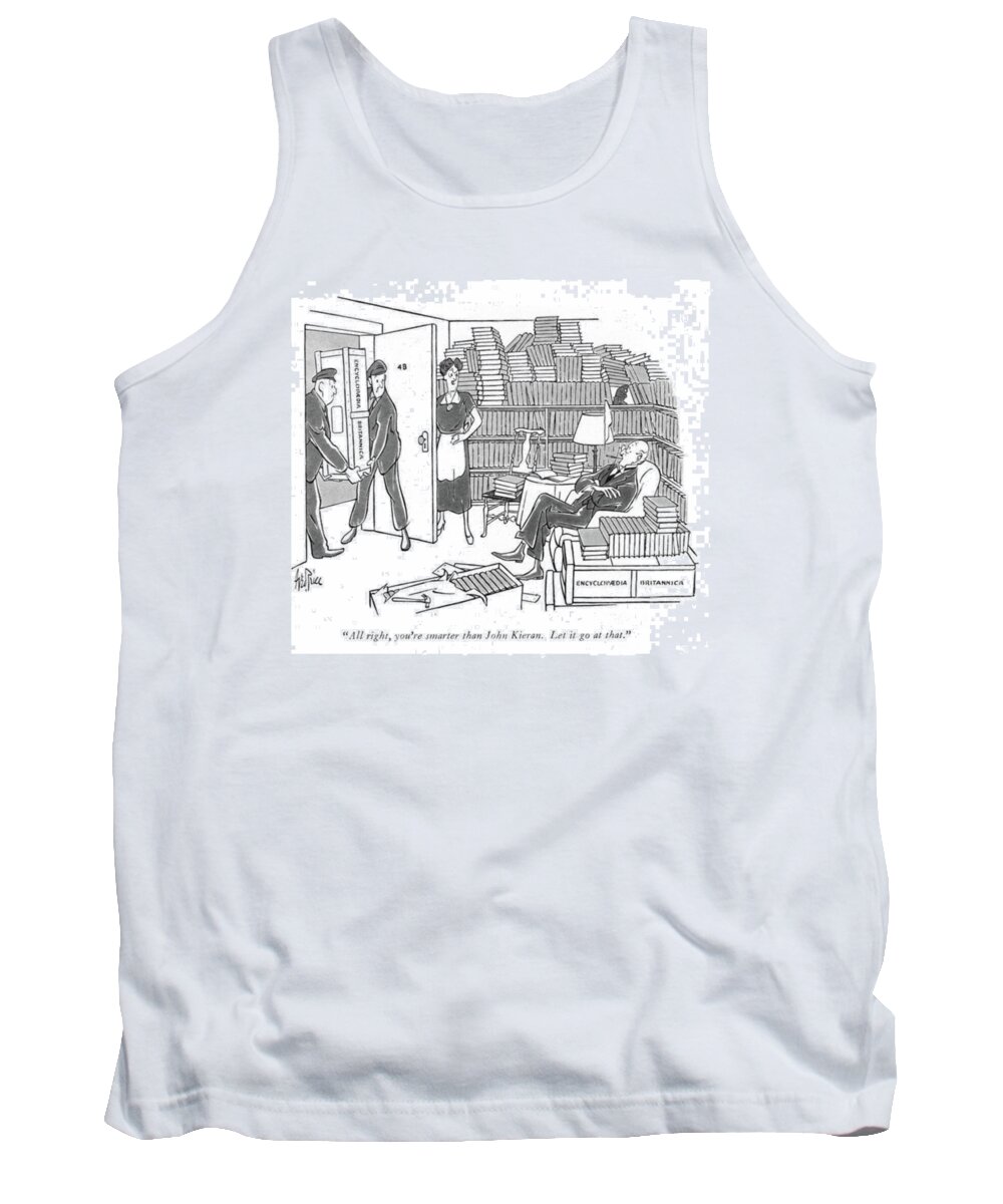 111112 Gpr George Price Tank Top featuring the drawing Let It Go At That by George Price