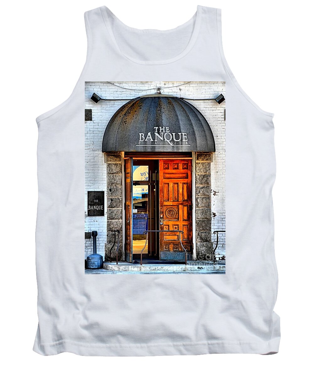 Abstract Tank Top featuring the photograph Banque by Lauren Leigh Hunter Fine Art Photography