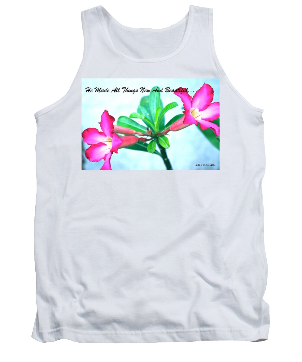 All Products Tank Top featuring the photograph Beautiful Flower by Lorna Maza