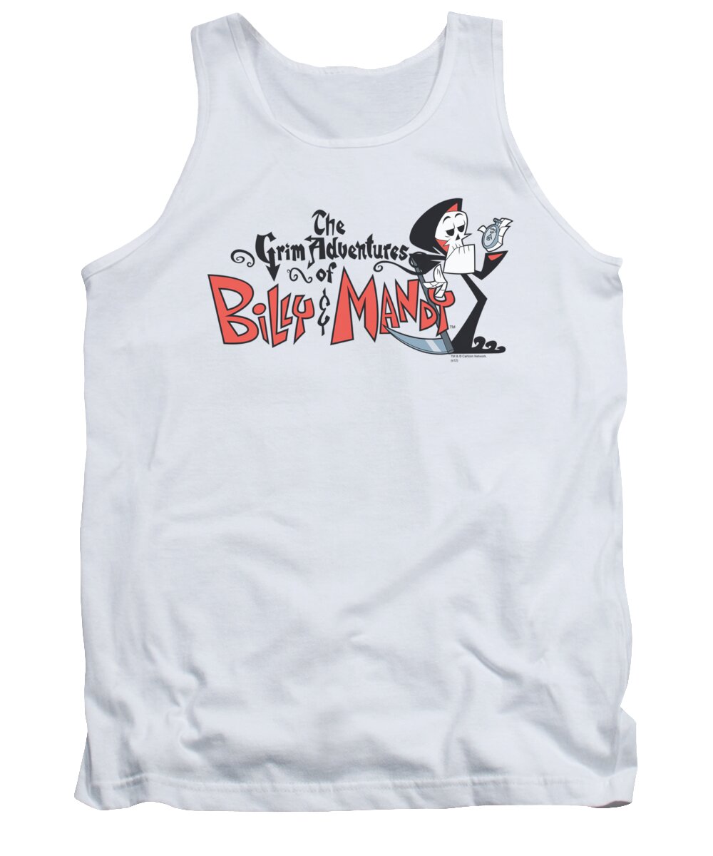 Billy And Mandy Tank Top featuring the digital art Billy And Mandy - Logo by Brand A