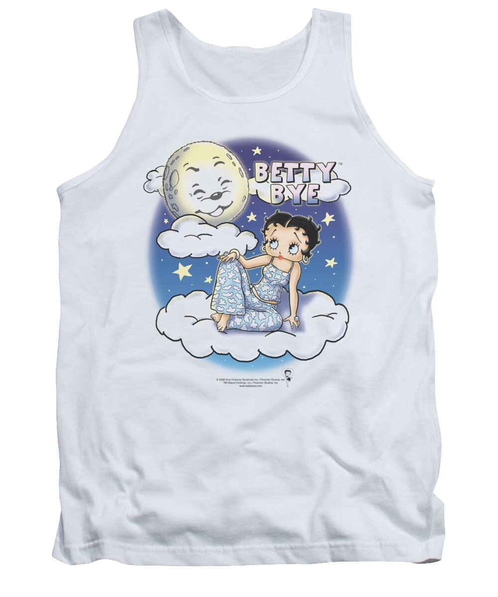 Betty Boop Tank Top featuring the digital art Boop - Betty Bye by Brand A