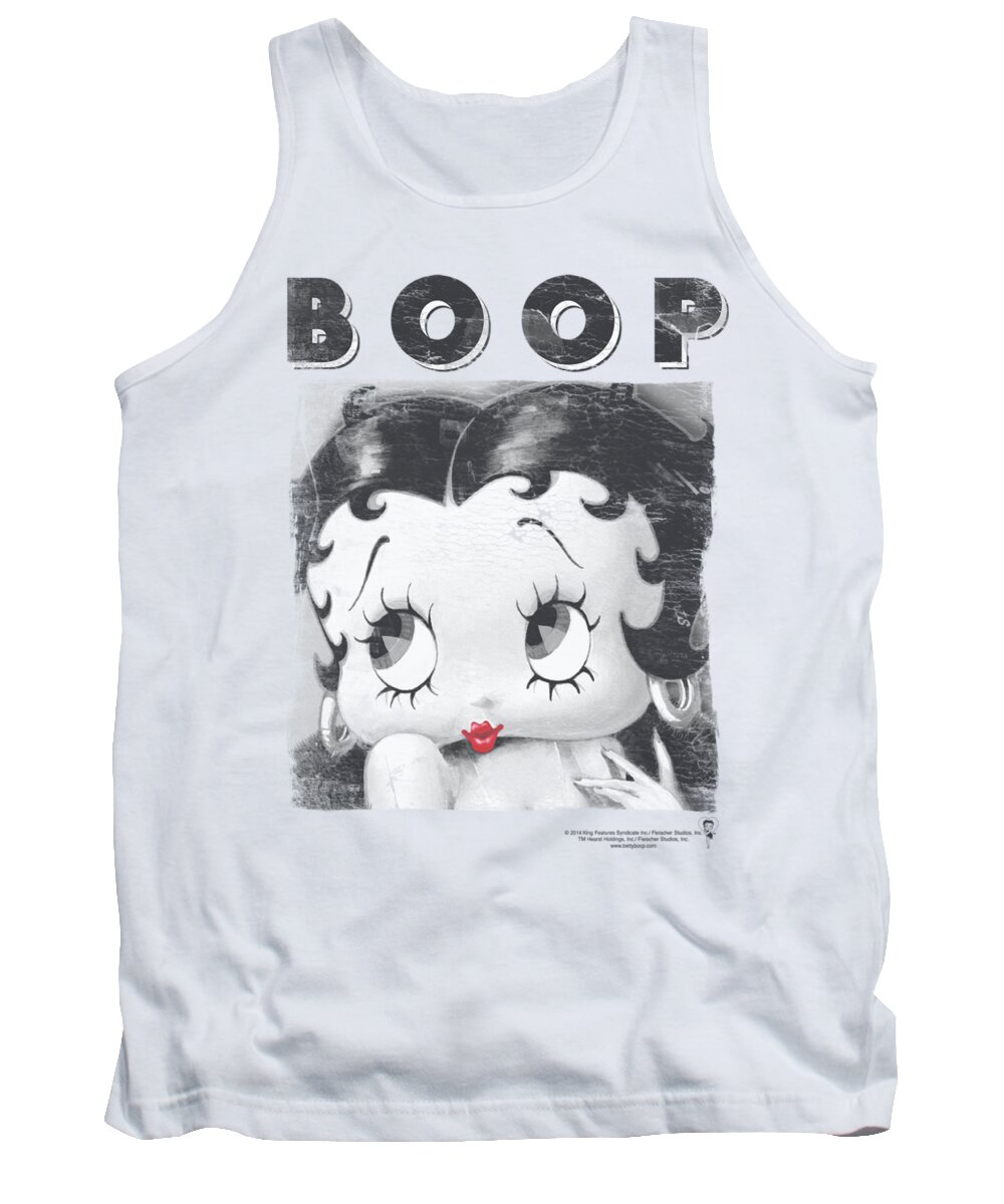 Betty Boop Tank Top featuring the digital art Boop - Not Fade Away by Brand A