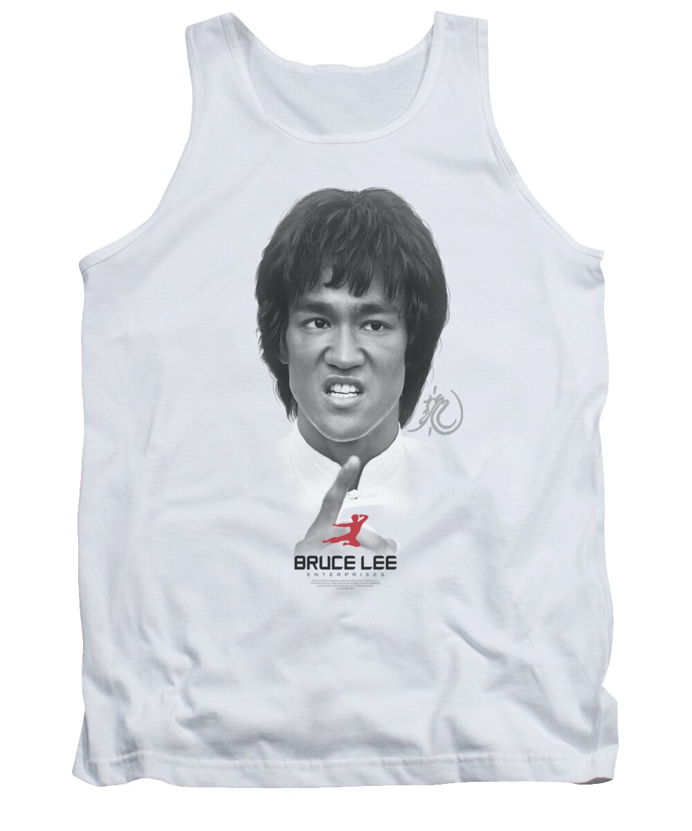  Tank Top featuring the digital art Bruce Lee - Self Help by Brand A
