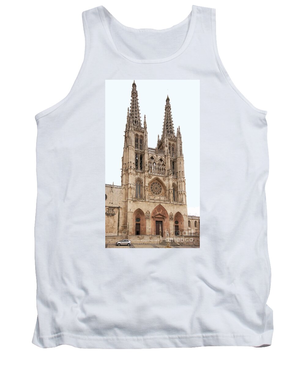 Europe Tank Top featuring the photograph Burgos cathedral Spain by Rudi Prott