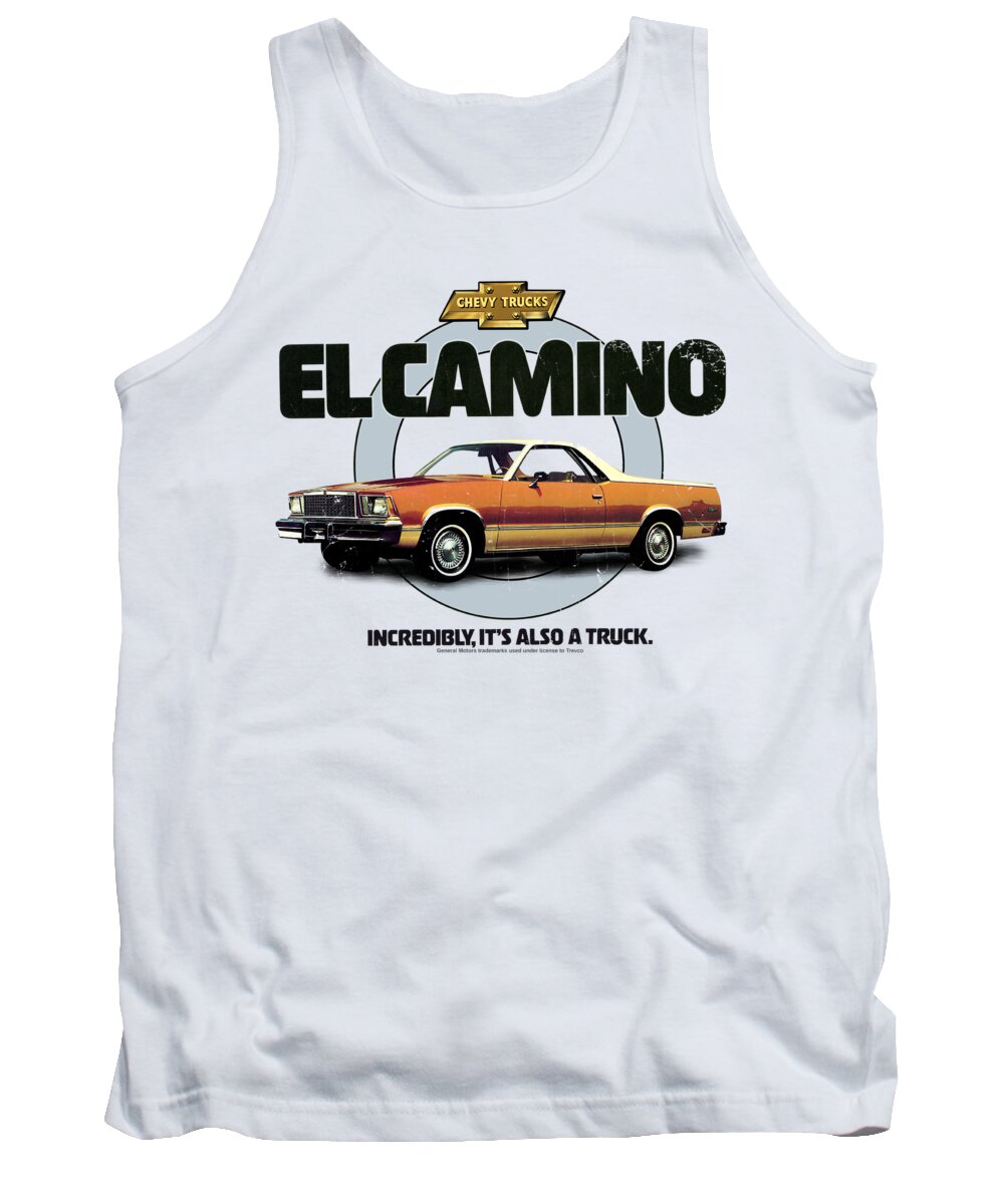  Tank Top featuring the digital art Chevrolet - Also A Truck by Brand A