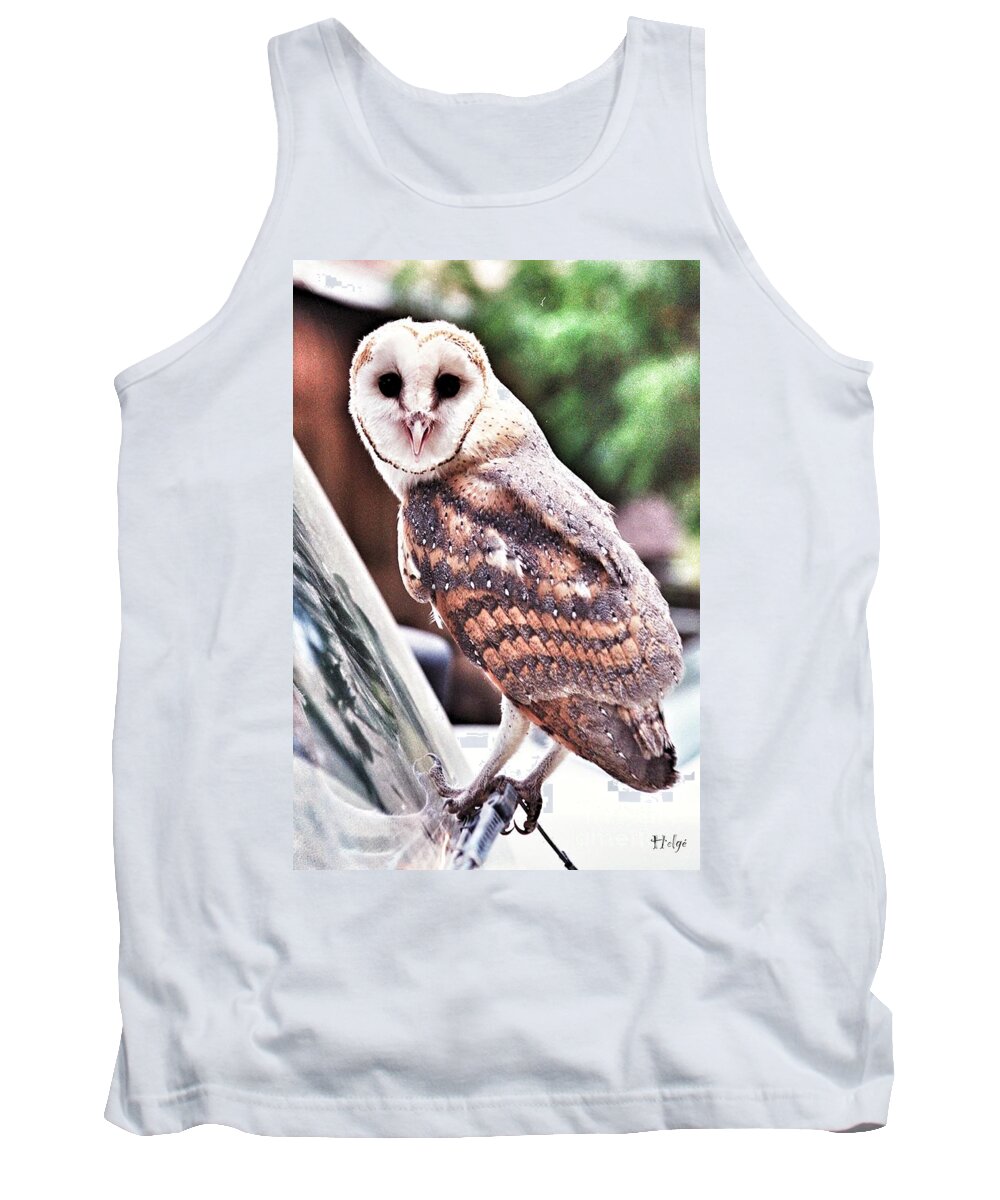 Africa Tank Top featuring the photograph Chouette by HELGE Art Gallery