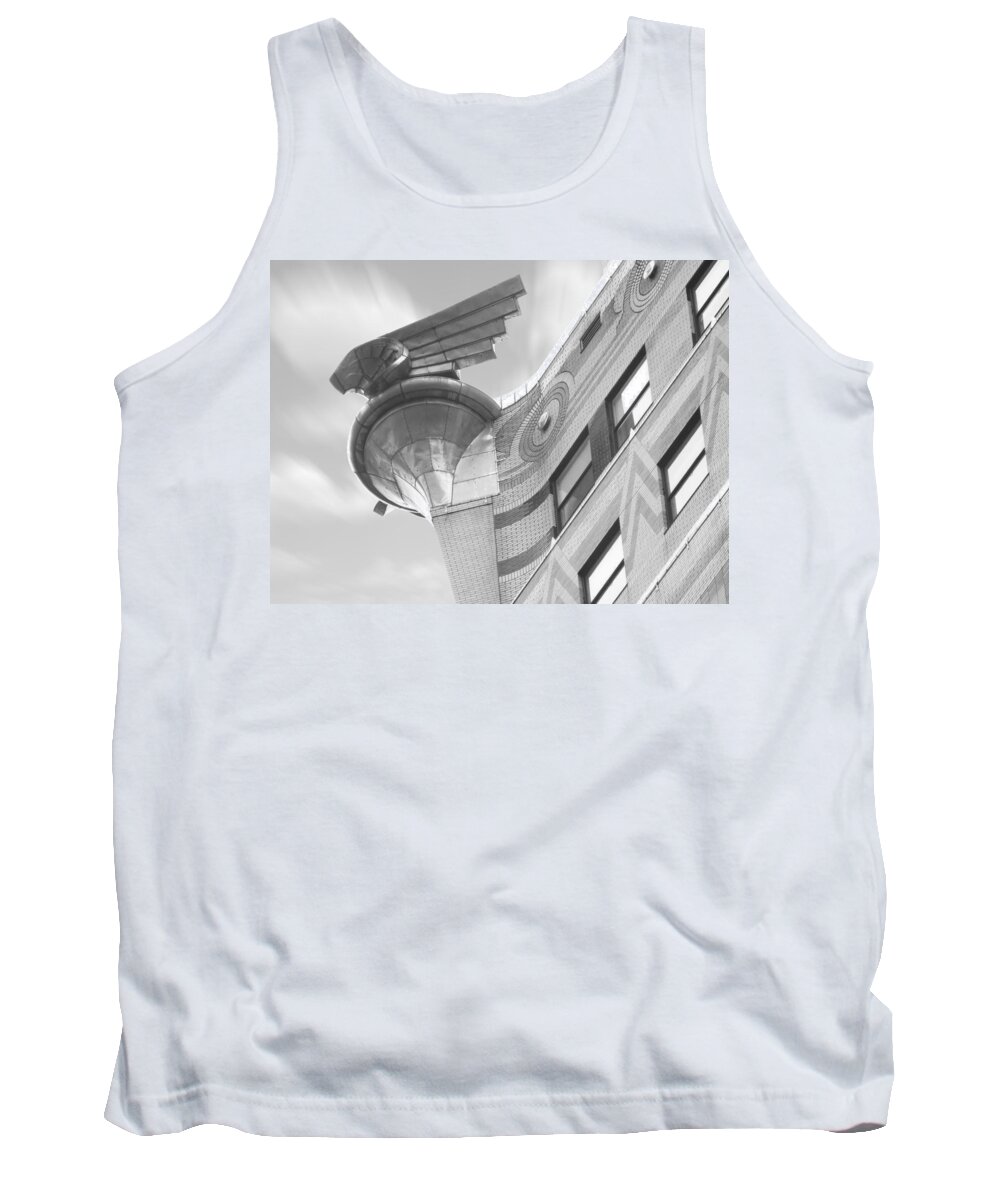 Vintage Architecture Tank Top featuring the photograph Chrysler Building 4 by Mike McGlothlen