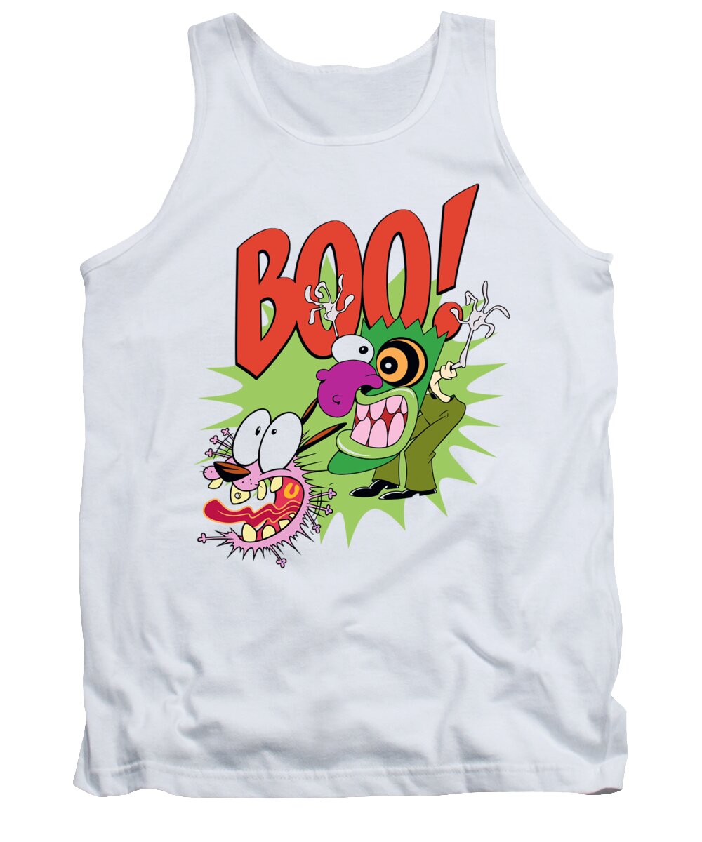  Tank Top featuring the digital art Courage The Cowardly Dog - Stupid Dog by Brand A