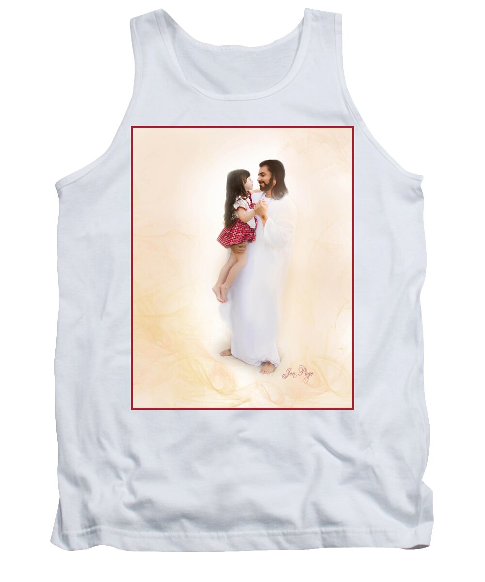 Dance With Me Tank Top featuring the digital art Dance with Me by Jennifer Page