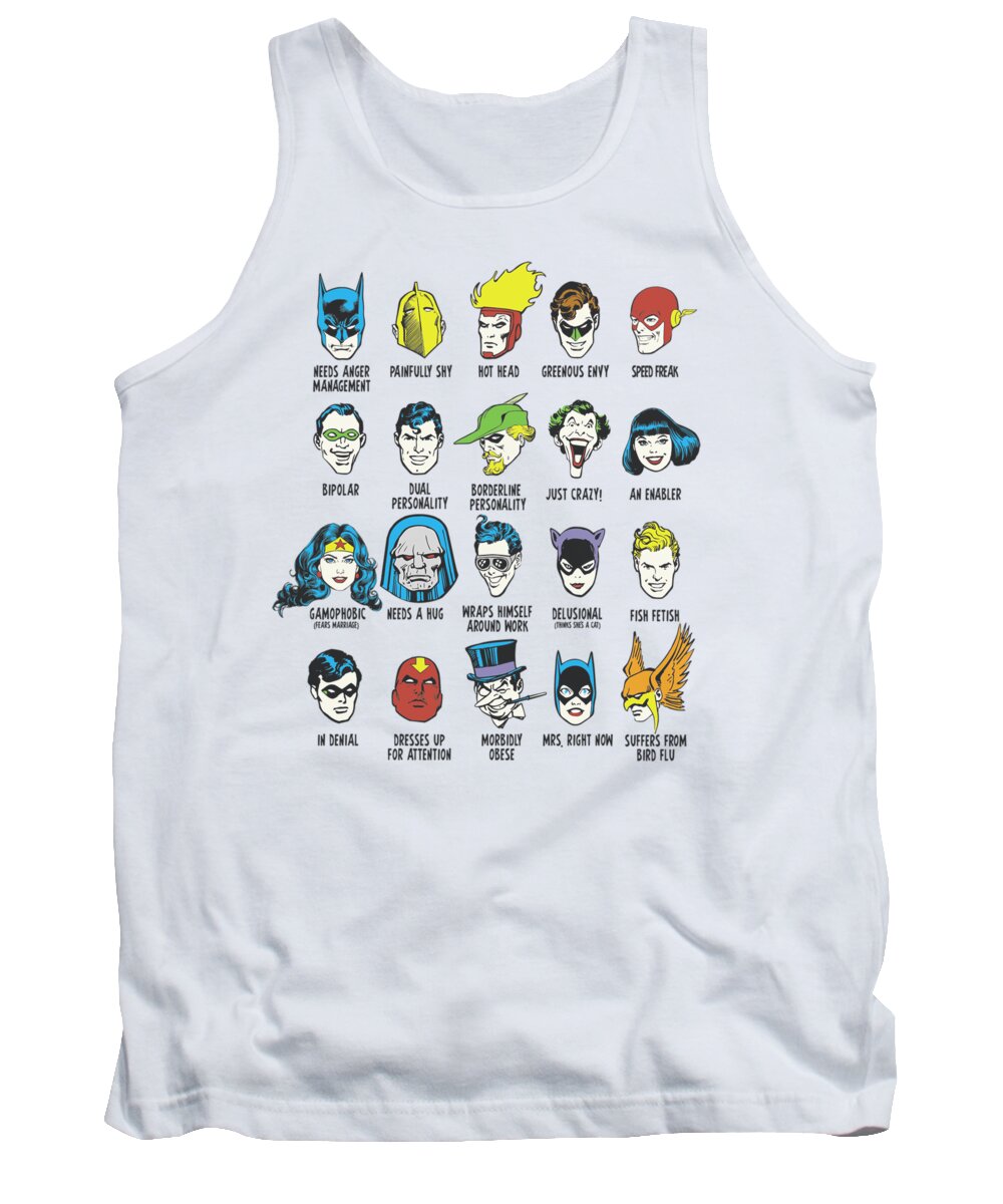  Tank Top featuring the digital art Dc - Superhero Issues by Brand A