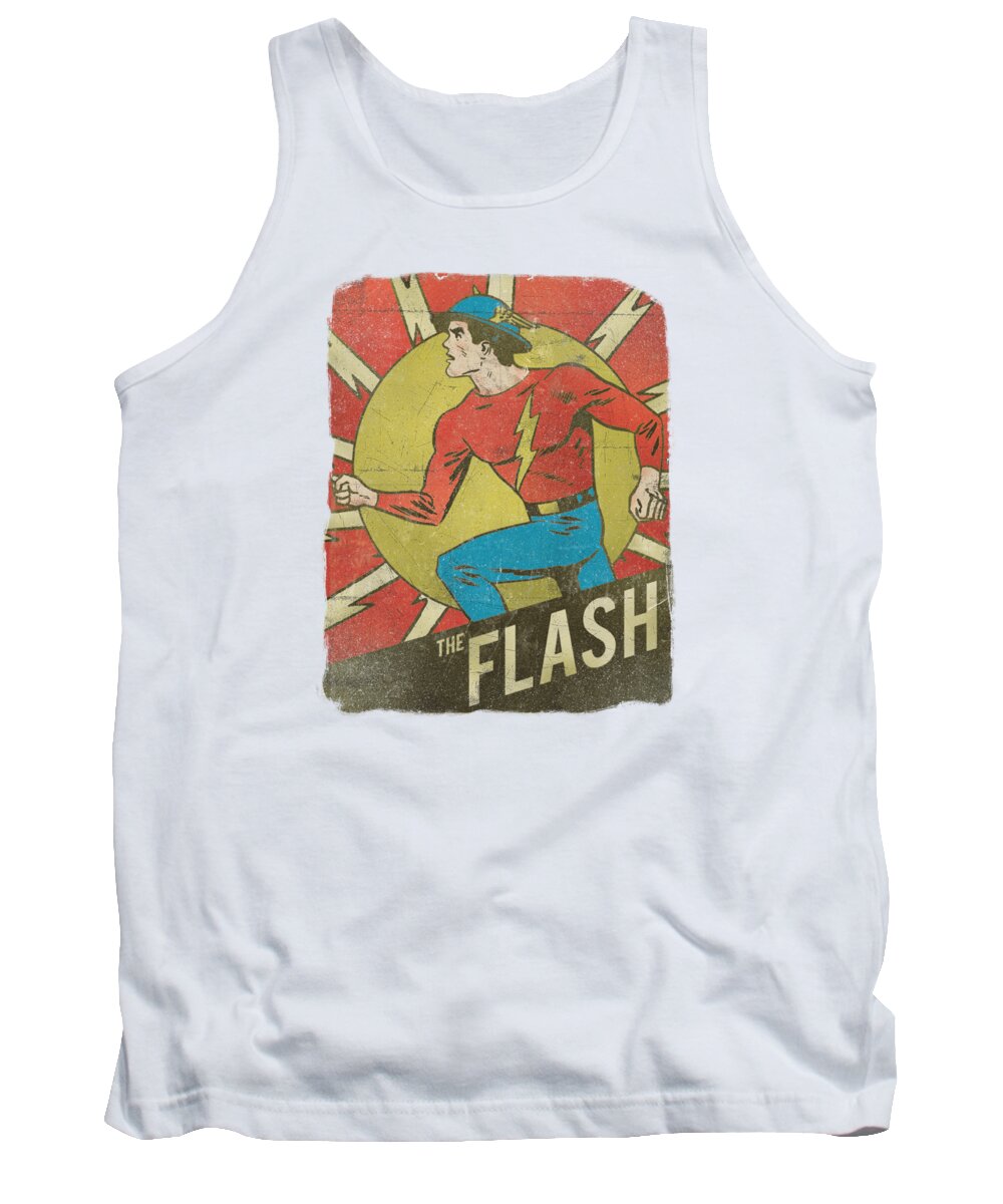  Tank Top featuring the digital art Dc - Tattered Poster by Brand A