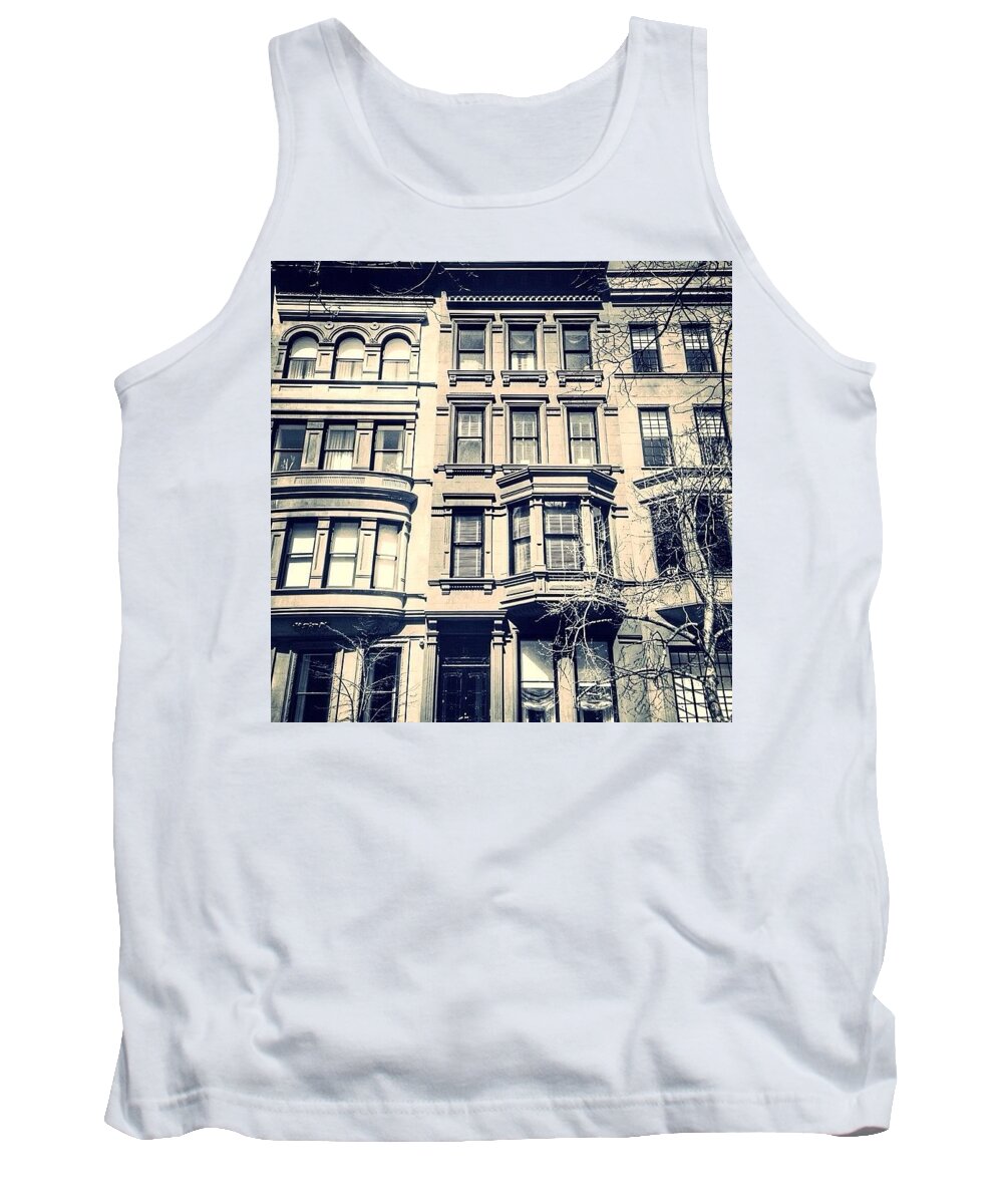 East93rd Tank Top featuring the photograph East 93rd Street, Nyc, April 20, 2014 by Anna Porter