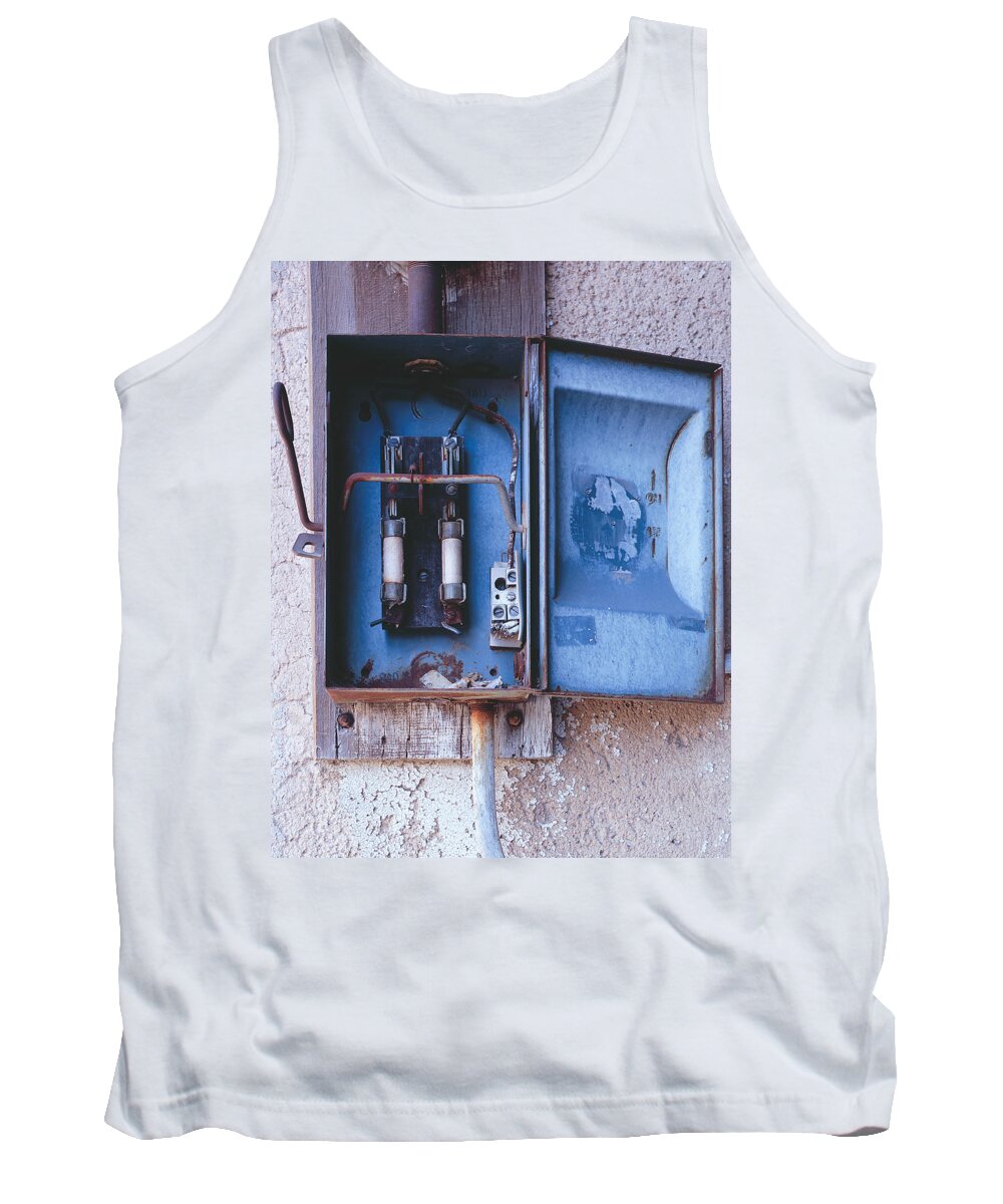 United States Tank Top featuring the photograph Electrical Box by Richard Gehlbach