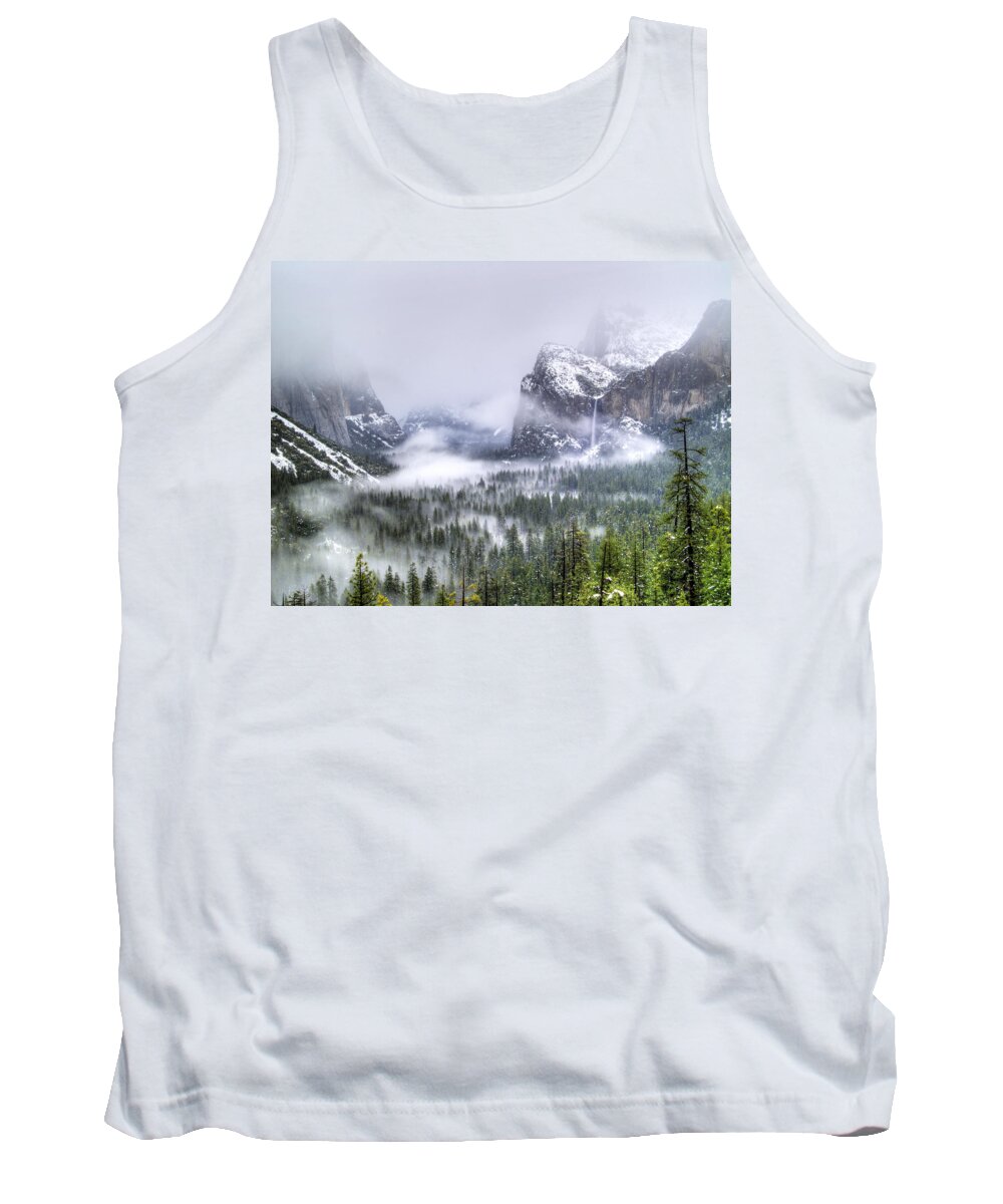 Yosemite Tank Top featuring the photograph Enchanted Valley by Bill Gallagher
