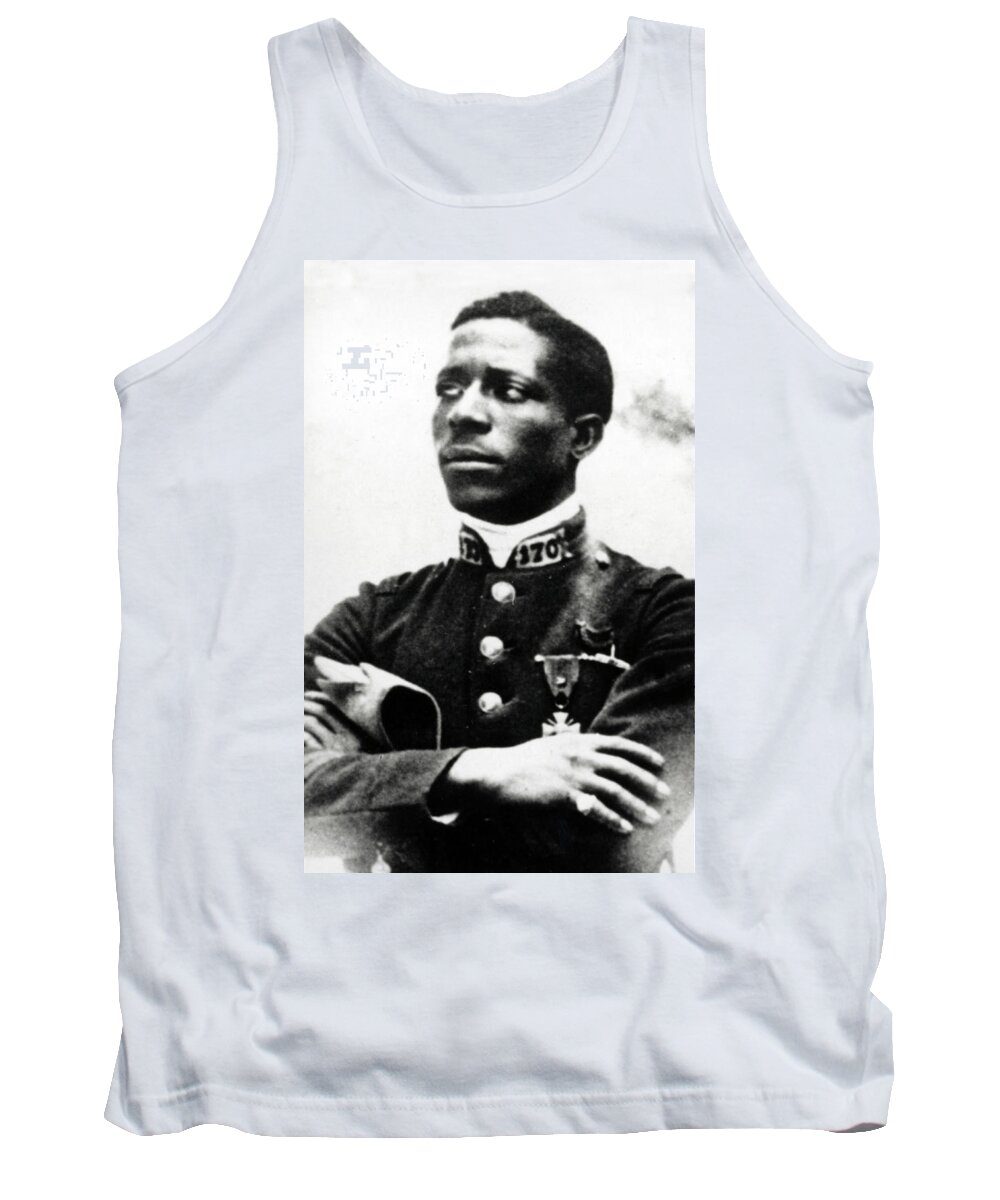 Aviation Tank Top featuring the photograph Eugene Bullard, Wwi American Pilot by Science Source